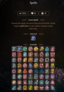 BG3 Level 12 Sorcerer Spells