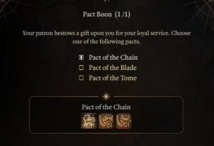 BG3 Level 3 Pact of the Chain