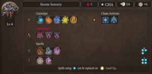 BG3 Level 4 Storm Sorcery Spells Book