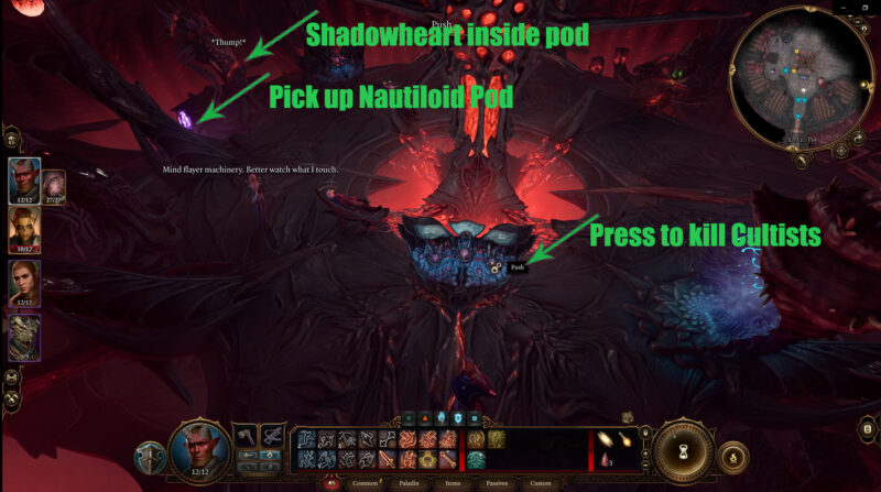 Baldur's Gate 3 Everburn Blade find Shadowheart and nautiloid tank