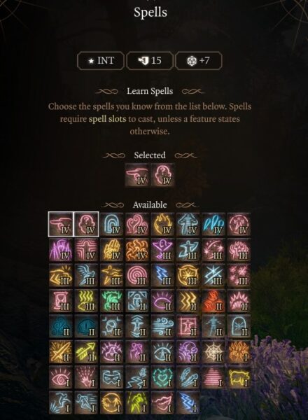 Baldur's Gate 3 Level 8 Necromancy Spells