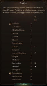 Barbarian Skills - BG3