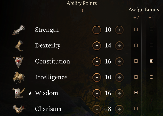 Best Druid Ability Score - Baldur’s Gate 3