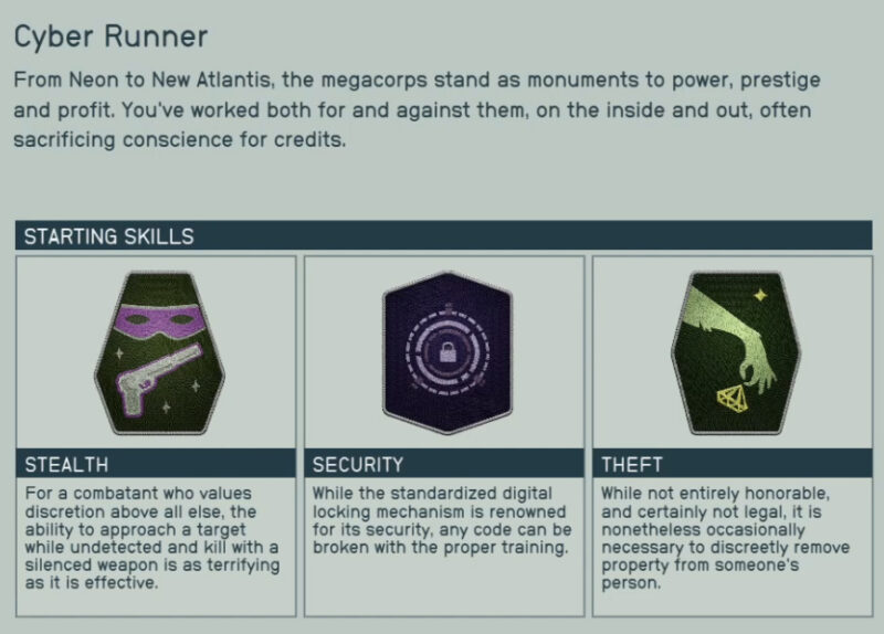 Starfield Cyber Runner Background