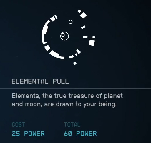 Starfield Elemental Pull Power