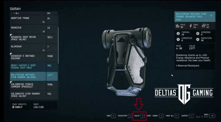 Complete Starfield Armor Guide - Deltia's Gaming