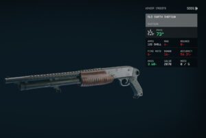 Starfield Old Earth Shotgun Weapon