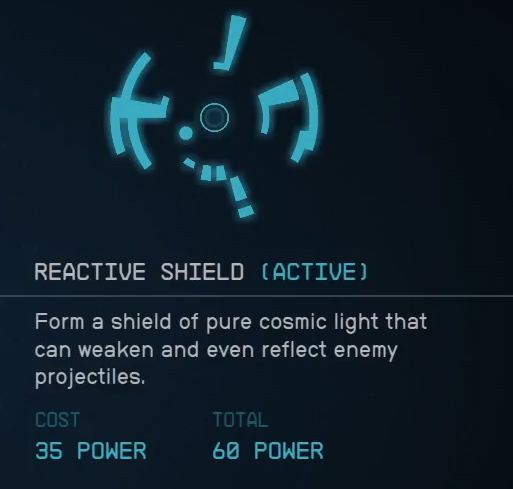 Starfield Reactive Shield Power