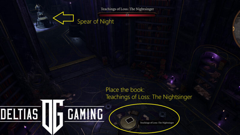 Teachings of Loss The Nightsinger- Silent Library - Baldur's Gate 3