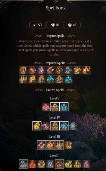Best Baldur’s Gate 3 Abjuration Wizard Build Level 10 Spellbook