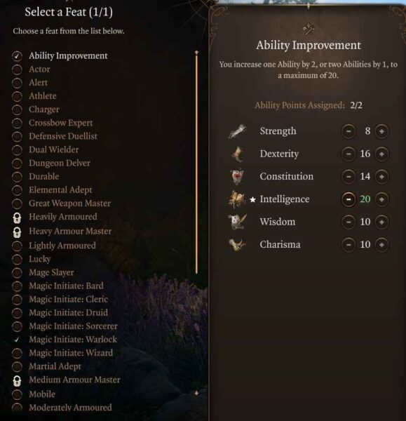 Best Baldur’s Gate 3 Conjuration Wizard Build Guide Level 12 Feat