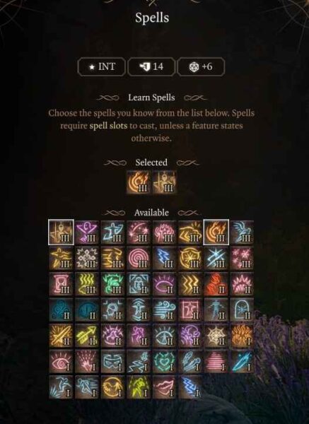 Best Baldur’s Gate 3 Conjuration Wizard Build Guide Level 5 Spells