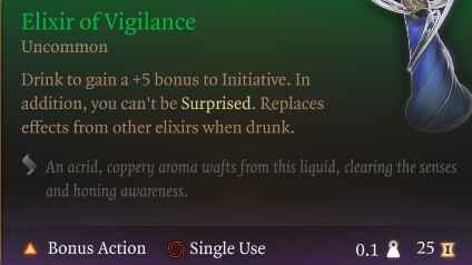 BG3 Elixir of Vigilance