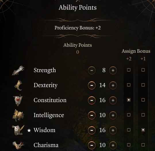Baldur's Gate 3 Best Knowledge Cleric Ability Score