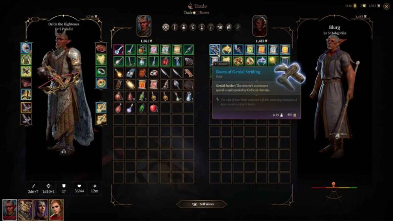 Baldur's Gate 3 Boots of Striding