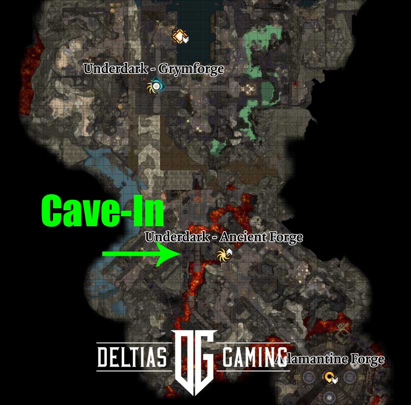 Baldur's Gate 3 Cave in and Nere location