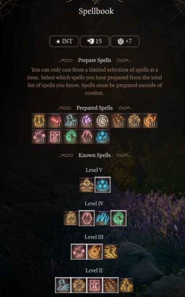 Best Baldur’s Gate 3 Divination Wizard Build Guide Level 9 Spellbook
