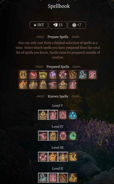 Best Baldur’s Gate 3 Enchantment Wizard Build Guide Level 10 Spellbook