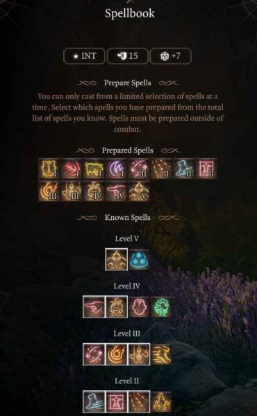Best Baldur’s Gate 3 Enchantment Wizard Build Guide Level 9 Spellbook