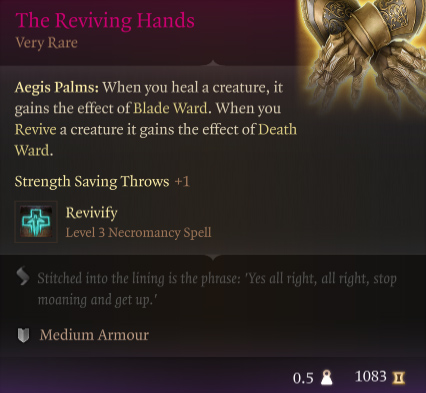 Baldur's Gate 3 The Reviving Hands