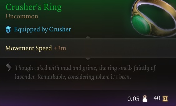 Crushers Ring Baldur’s Gate 3 BG3