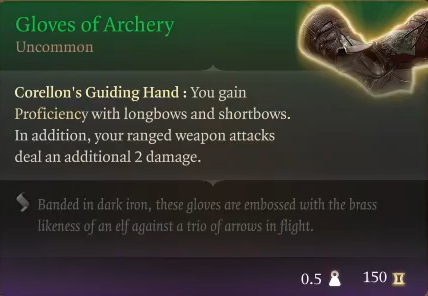 Gloves of Archery Baldur's Gate 3