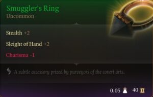 Smuggler's Ring - Baldur’s Gate 3