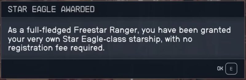 Starfield - Star Eagle Quest Reward