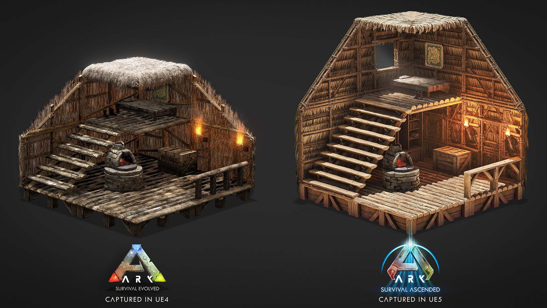 ARK Ascended Remake UE5 Structures Comparison 