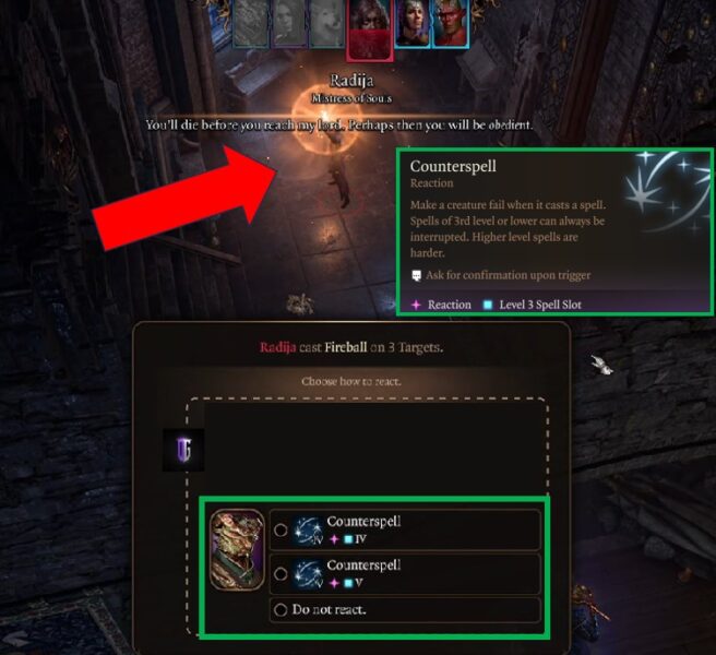 Baldur's Gate 3 Counterspell Explained