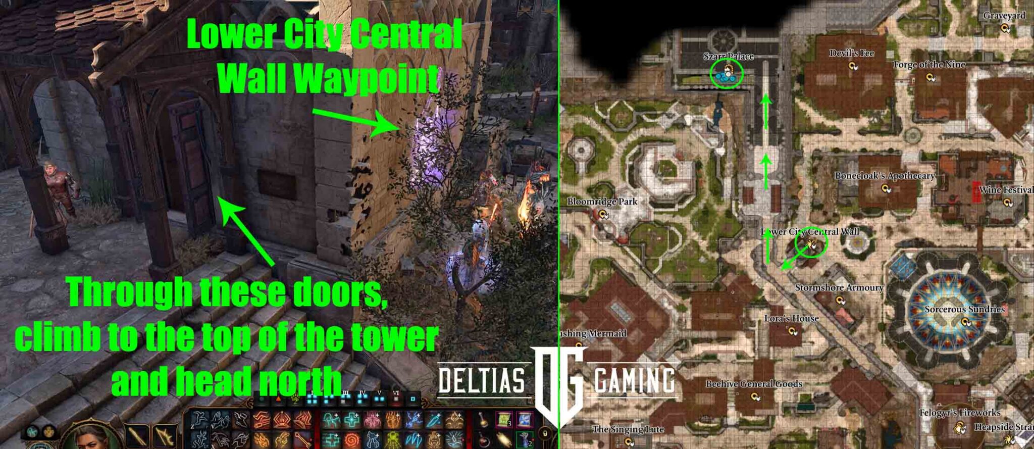 How To Get Woe In Baldur S Gate 3 Deltia S Gaming   Baldurs Gate 3 Find Cazador Szarr Palace Map 2048x889 