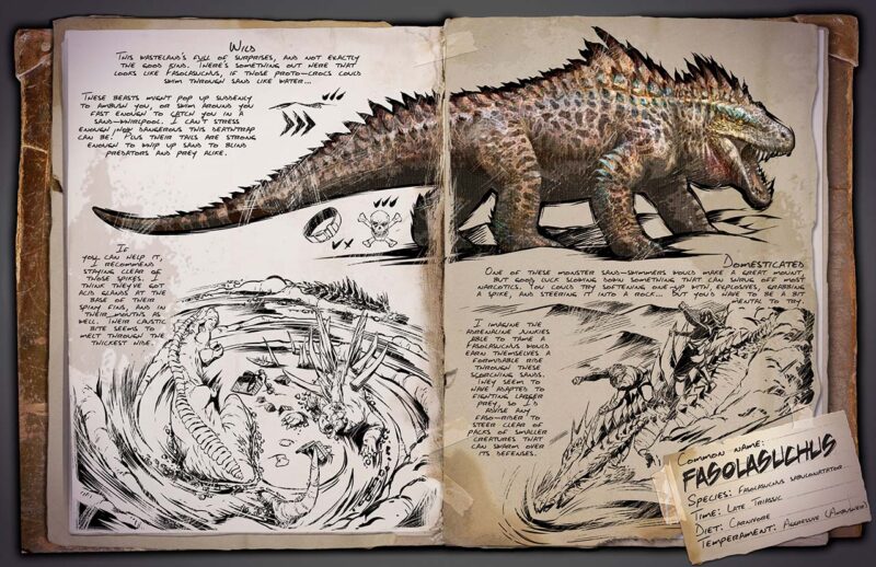Dossier Fasolasuchus - New Dinos & Creatures in ARK Survival Ascended