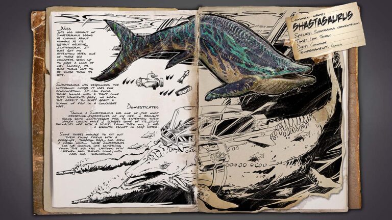 Dossier - Shastasaurus - New Dinos & Creatures in ARK Survival Ascended ...