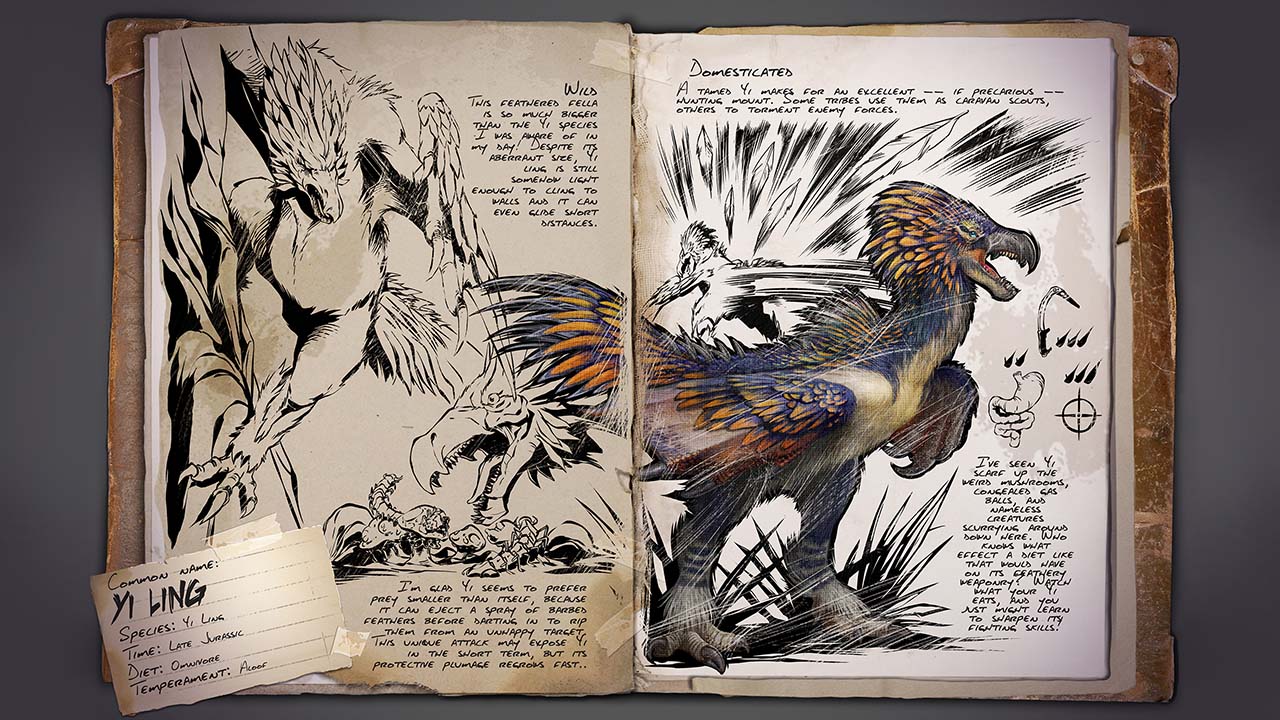 Dossier YiLing - New Dinos & Creatures in ARK Survival Ascended