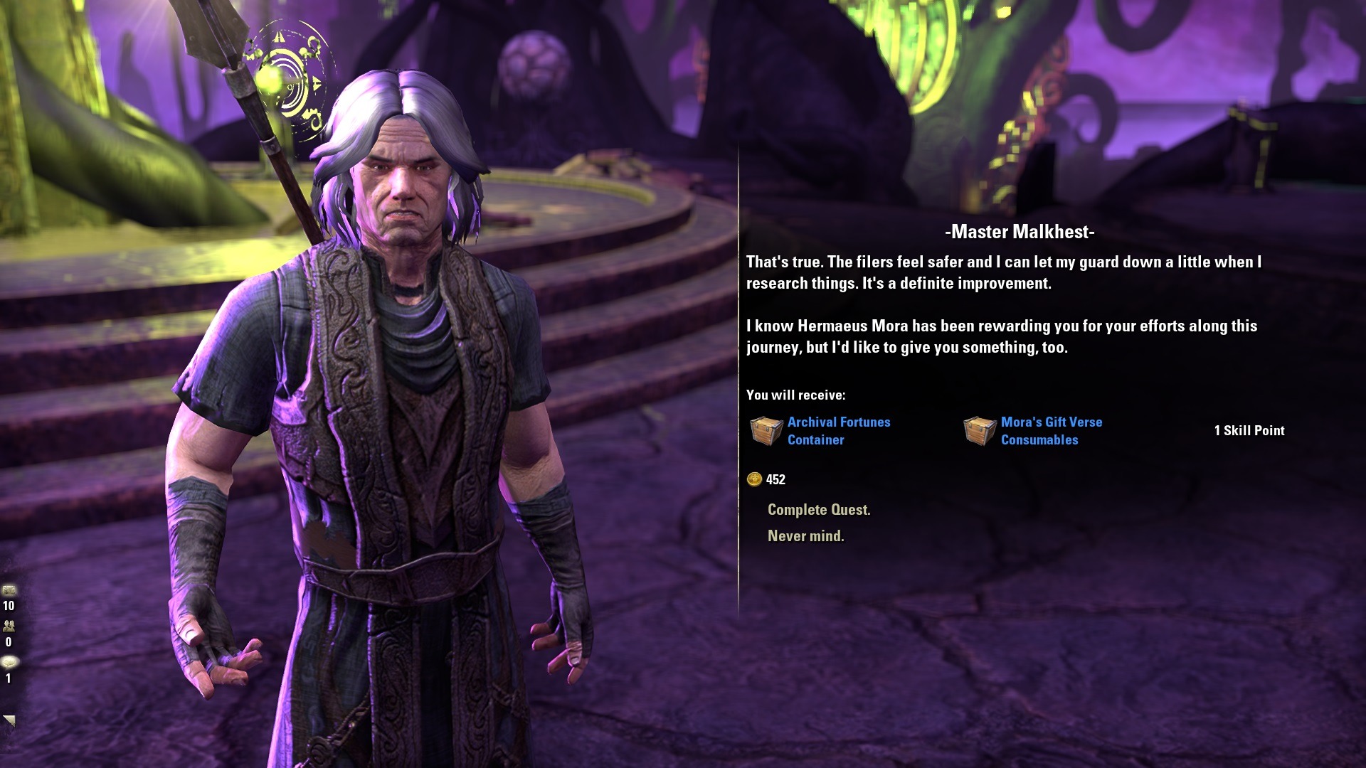 ESO Endless Archive Completing Quest