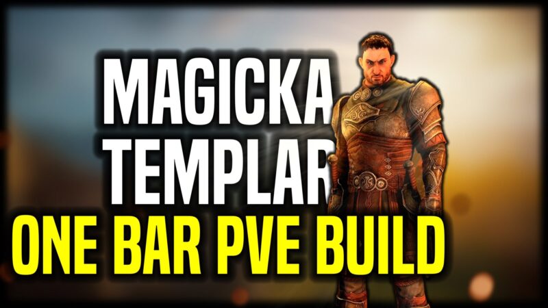 One Bar PvE Magicka Templar Build - The Elder Scrolls Online