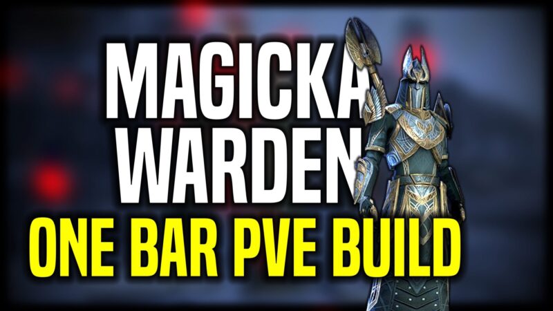 The Elder Scrolls Online One Bar PvE Magicka Warden Build