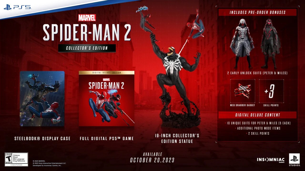 Marvel's Spider-Man 2 – Physical Version Players Should Download the Day  One Patch, Insomniac Suggests