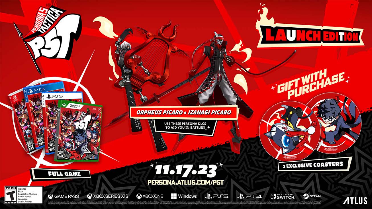 Persona 5 Tactica: All Platforms and their Pre-order Bonuses - Deltia's  Gaming