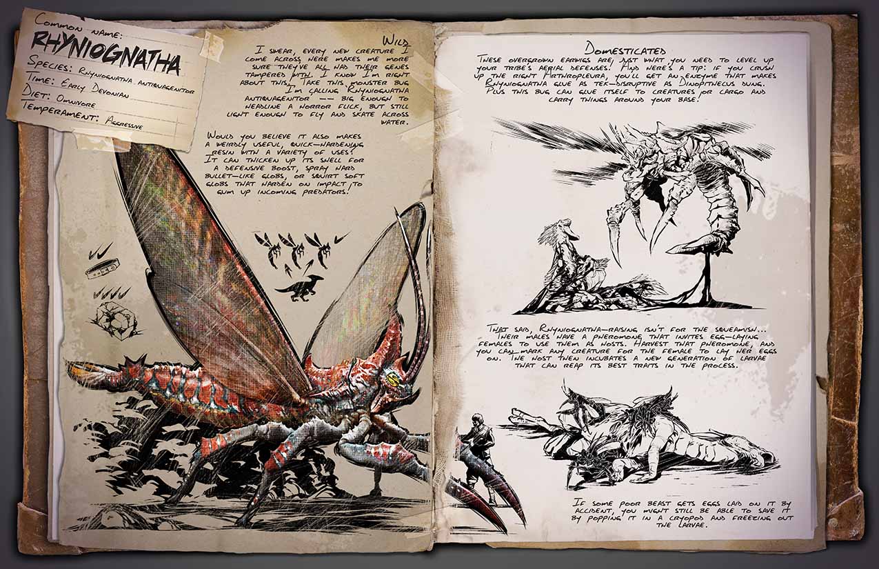 Rhyniognatha Dossier - New Dinos & Creatures in ARK Survival Ascended
