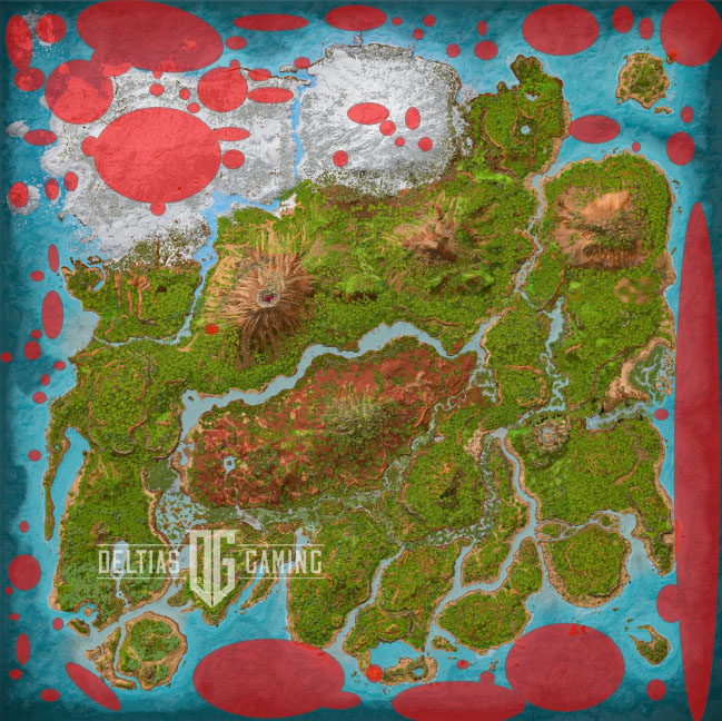 ARK Survival - Oil Rocks Resource Map And Locations