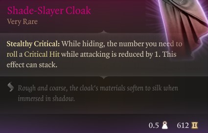 BG3 Shade-Slayer Cloak