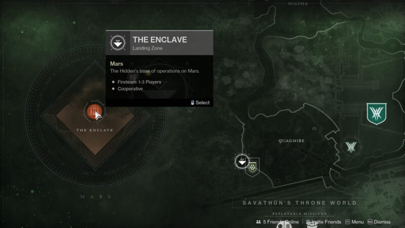 Destiny 2 Enclave Location