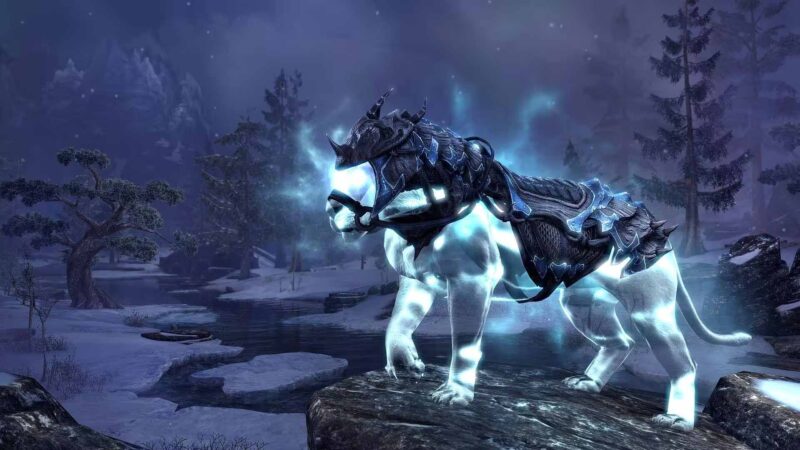 ESO Dragonscale Frost Senche mount Dragonscale Crate