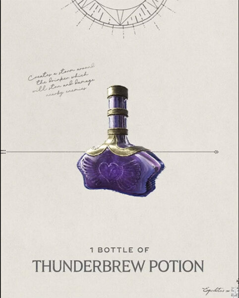 Hogwarts Legacy Thunderbrew Potion