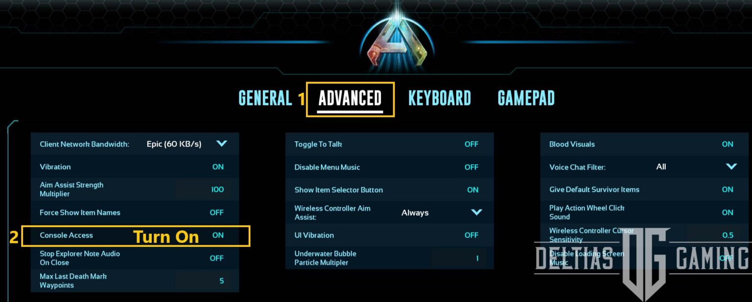 How To Enable Admin And Cheats In Ark Survival Ascended Deltia S Gaming