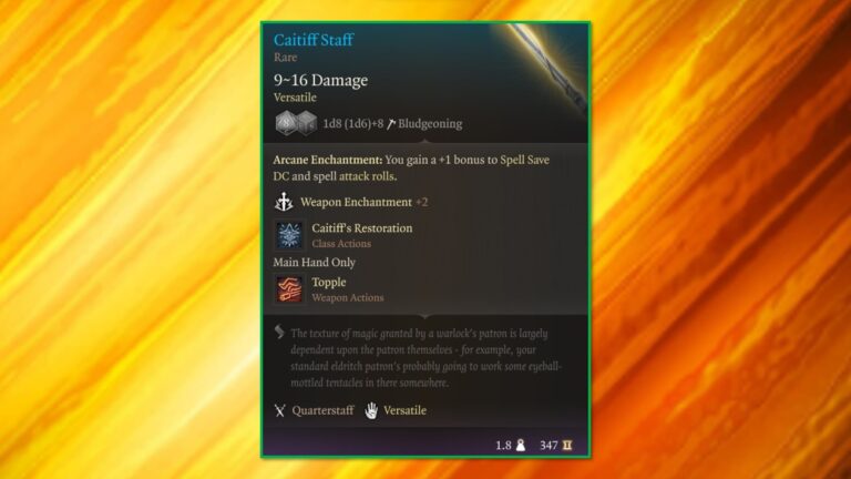 BG3 - How to Get Caitiff Staff