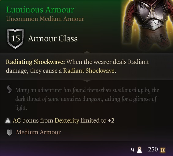 Luminous Armour - BG3 - Baldur's Gate 3