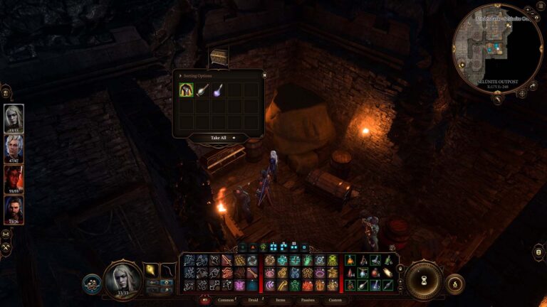 Luminous Armour in the chest in the Selunite Outpost - Baldur's Gate 3 - Bg3