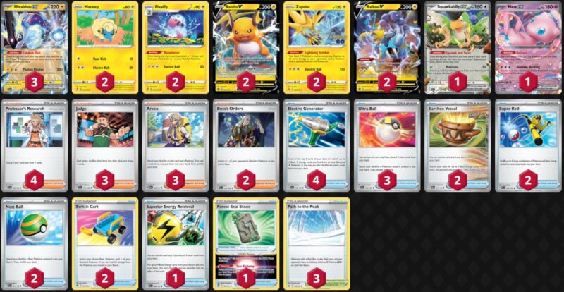 Raichu-V (45/172), Busca de Cards